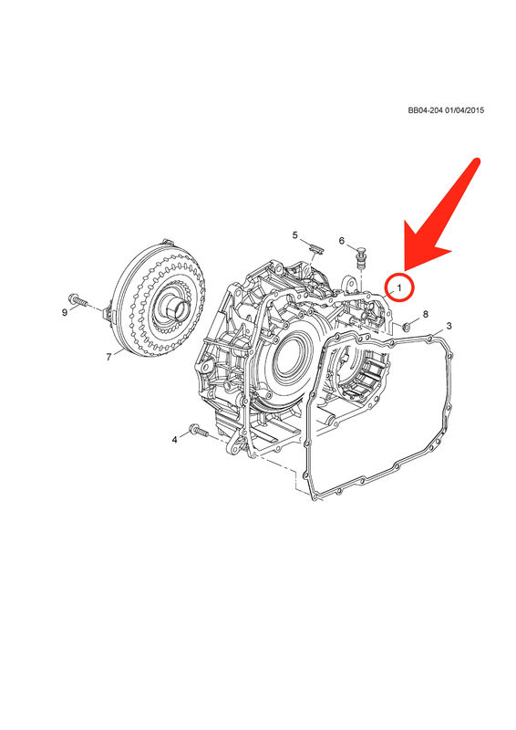 brandneue 6T31 Vorderabschnitt des Getriebes Gehäuse Drehmomentwandler und Differenzialgehäuse für Chevrolet Monza 1.5L